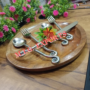 Juego de Cubiertos de Acero Inoxidable con Mango Único Hecho a Mano, Diseño en Espiral, Estilo Vintage, para Hogar y Restaurante, 5 Piezas - Product Image 5