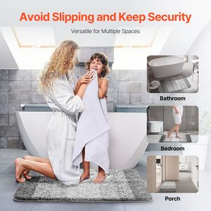 Tappetino da Bagno Antiscivolo in PVC di Lusso Personalizzato 36"x24" Lavabile in Lavatrice ad Asciugatura Rapida per Casa/Hotel - Product Image 6