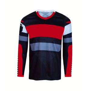 Camisetas de Motocross Sublimadas, Camisetas Deportivas de Manga Larga para Motociclismo, Camisetas Deportivas para Motocross - Product Image 1