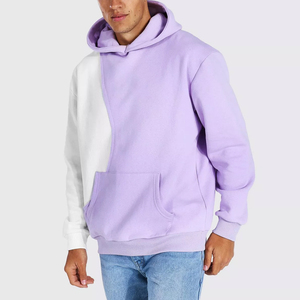 Sudadera con Capucha para Hombre, Doble Color Sólido, Cálida para Invierno, Manga Larga, Personalizable, Venta al Por Mayor, OEM - Product Image 1