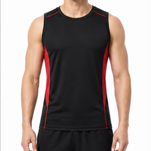 Camiseta sin mangas de punto transpirable de alta calidad, ecológica, de secado rápido, informal, para hombre, estilo hip hop, a la moda, nueva, al por mayor - Product Image 1