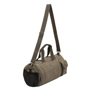 Sac de sport vintage en cuir véritable de haute qualité, grande capacité, style rétro, pliable, pour voyage et entraînement, à porter à l'épaule - Product Image 3