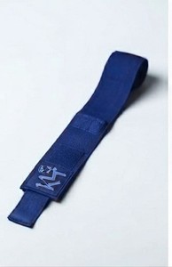 Support de poignet réglable en cachemire bleu avec fermeture auto-agrippante pour la musculation, protège-paume unisexe, protection professionnelle - Product Image 2