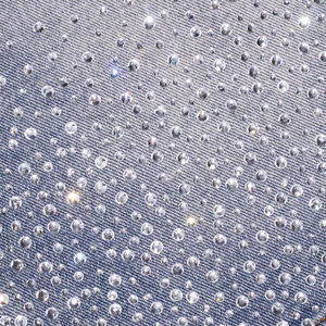 Pantalones Cortos de Mezclilla para Hombre, Estilo Urbano, Lavado Vintage Personalizado, Cintura Media, Tejido con Parches y Pedrería - Product Image 4