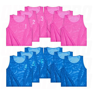 Maillots d'entraînement respirants en nylon maillé pour jeunes et adultes, idéaux pour le basketball, le football et le soccer - Product Image 1