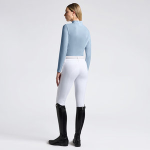 High Quality 4way Stretch Horse Riding Equestrian Shirt Top <b>Base</b> <b>Layer</b> Competition Show Shirt Polo in Soft Feel Technical Fabric - Product Image 2