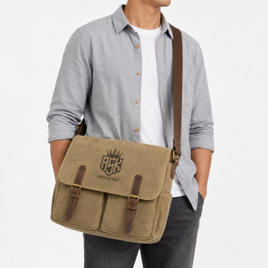 Sac messager pour homme doté d'un design pratique et épuré, d'un intérieur spacieux et de poches faciles d'accès pour documents et gadgets. - Product Image 5