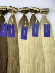 Extensiones de cabello humano virgen vietnamita 100%, Cinta Larga de calidad Premium, rizo Afro ondulado Natural Invisible, rizo italiano profundo Suelto - Product Image 4