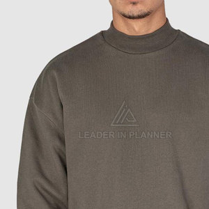 เสื้อสเวตเชิ้ตผู้ชายผ้าฟลีซเนื้อหนา ระบายอากาศได้ดี ไซส์ใหญ่ น้ำหนักเบา แขนยาว สำหรับฤดูหนาว - Product Image 5