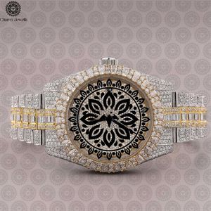 Reloj Analógico de Lujo Charm Jewells de 38 mm con Correa de Acero Inoxidable, Cristal de Zafiro, Bisel con Diamantes, Movimiento de Cuarzo Unisex - Product Image 2