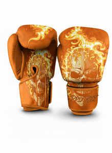 ถุงมือชกมวยพิมพ์ลายคุณภาพสูง 100% สำหรับฝึกซ้อม MMA และมวยไทย พร้อมคุณสมบัติการดูดซับแรงกระแทก - Product Image 3