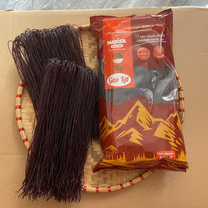 Fideos de Arroz Integral Secos Finos Nam Dinh Heritage, Elaborados Artesanalmente al Vapor, Extra Resistentes, 65% Harina de Arroz Integral, Alta Calidad - Product Image 3