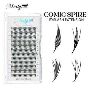 MedyLash 12 Rangs Marque Privée Personnalisée Bande Dessinée Salon de Beauté Premade Spécial Greffage Bande Dessinée Flèche Extension de Cils - Product Image 3
