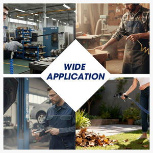 Pistolet à air comprimé professionnel LEMATEC à haut débit avec lance à portée étendue pour le nettoyage intérieur et du châssis des véhicules, disponible en version OEM - Product Image 3