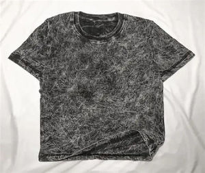 <b>Men's</b> Oversized <b>Short</b> <b>Sleeve</b> T-Shirt O-Neck Solid Color Casual Style Jersey Fabric 100% Cotton Regular Length - Product Image 6