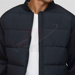 Veste matelassée à col rond pour homme, chaude et légère, vêtement d'extérieur d'hiver, style décontracté, mode streetwear - Product Image 5
