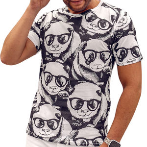 T-shirts de sport pour hommes à sublimation, respirants, à séchage rapide, 100 % coton, avec motif imprimé – Meilleures ventes - Product Image 1