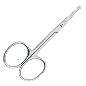 Curved Ear Facial Trimmers Professional Nail Trimming Manicure Pedicure Cuticle Scissors Extra Fine Sharp