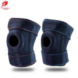 Sangles de soutien pour genoux de qualité supérieure, élastiques renforcées, ajustement confortable et compressif, design réglable pour l'entraînement musculaire - Product Image 1