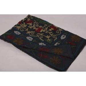 ผ้าห่มควิลท์คันธาซูซานีทำมือ เป็นมิตรกับสิ่งแวดล้อม ซักได้ ลายดอกไม้ปักสไตล์โบโฮอินเดีย ผ้าคลุมเตียง ผ้าห่ม - Product Image 6