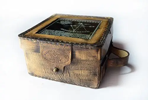 เซกส์แทนท์ทองเหลืองโบราณทำมือ ของตกแต่งเครื่องมือเดินเรือโบราณ ของสะสม - Product Image 4