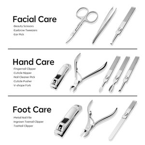 High End Manicure <b>Pedicure</b> Kits Durable Nail Care Equipment Professional Salon & Personal Grooming Tools <b>Set</b> - Product Image 2