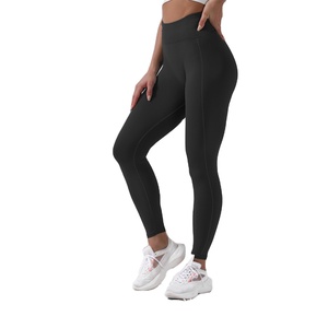 Leggings de yoga en nylon sans couture à taille haute pour femmes, emballage premium - Product Image 3