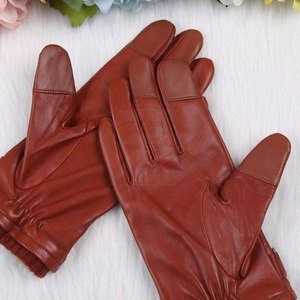 Fashionable Premium Quality Lightweight Eco-Friendly Breathable Winter Leather <b>Gloves</b> Keeping Warm New Arrival Best Selling - Product Image 3