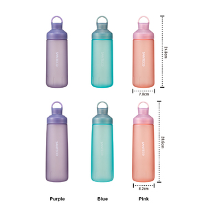 Bouteille d'eau SANTECO Pastel Ocean 710ml 946ml en copolyester Tritan sans BPA, semi-transparente, avec revêtement en caoutchouc, ouverture étroite, couvercle détachable - Product Image 6
