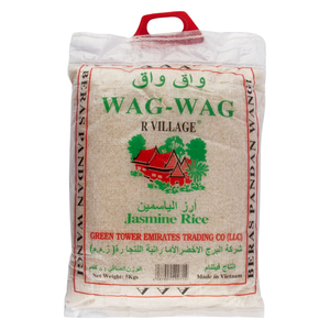 Arroz Jazmín Wag-Wag R Village, 5 kg, Grano Largo, Arroz Blanco Aromático, Hecho en Vietnam, 5 kg, Personalización de Marca Privada, Sophie 84964540475 - Product Image 1