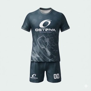 Uniforme de Pickleball para Hombre de Alta Calidad a Precio Económico, Personalizado con Impresión Frontal, Manga Corta, Cuello Redondo, Ligero - Product Image 5