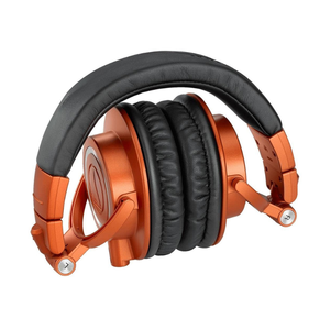 Casque de studio professionnel ATH-<span class=keywords><strong>M50X</strong></span>, couleur orange, avec haut-parleurs de 45 mm, fermé, circum-auriculaire, pour le gaming, les voyages et les podcasts - Product Image 3