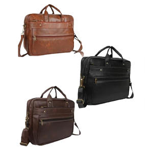 Liviya Model 150 Pure Leather Multifunction Business Office Organizer/Planner Journal Black Embossed Men Women - Product Image 2