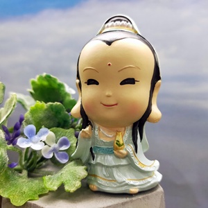 Bán chạy nhất mới lạ thu nhỏ bức tượng nhỏ của guanyin dễ thương thiết kế trang trí - Product Image 4