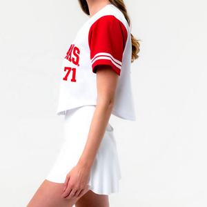 Nouveau maillot de baseball d'été classique pour hommes et femmes avec logo personnalisé et bouton des sports du monde américain - Product Image 4
