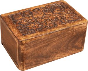 New Arrival Latest Design Wooden Adult Cremation Urns Funeral <b>Memorial</b> Hand Carved Standard Size Adult Human Ashes At Bulk Price - Product Image 5