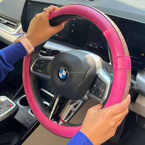 Nueva Funda de Volante de Cuero Hecha a Mano, Funda Universal para Volante de Coche, Antideslizante, Protectora, Accesorio Interior para Coches y Camiones - Product Image 5