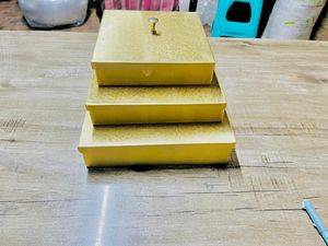 Kitchenware Antique Brass Eco-Friendly Durable Leak Proof Decorative <b>Spice</b> <b>Box</b> Storage Rack Spoon Set Kitchen Decor - Product Image 4