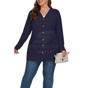 Cárdigan para Mujer, Tejido Suave, Manga Larga, Ligero, Cálido, Informal, Cómodo, Elegante, para Uso Diario - Product Image 2