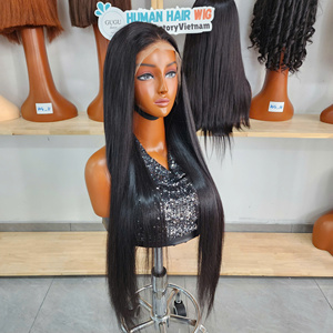 Extensiones de Cabello Remy Vietnamita Sin Pegamento, Color Natural Bac Ninh Long, para Encaje, Rizado Kinky, Rizado Birmano, Rizado Ondulado, en Paquetes - Product Image 4