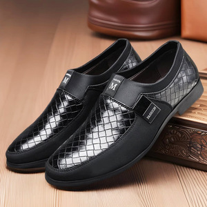 Nueva Llegada, Zapatos de Cuero de Negocios para Hombre, Mocasines de Moda Sin Cordones, Calzado Masculino Otoño Invierno, Mocasines Casuales - Product Image 2
