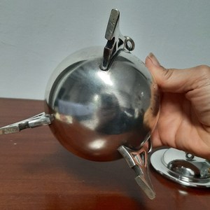 กระถางโลหะสไตล์อาร์ตเดโคโบราณ, ของตกแต่งครัวโบราณเมเนเซส - Product Image 3