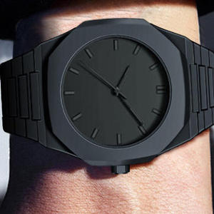 นาฬิกาข้อมือควอตซ์แฟชั่นสีดำ หน้าปัดกระจก ตัวชี้บอกเวลา ดีไซน์หรูหรา สำหรับนักธุรกิจ ขายส่งจากโรงงาน - Product Image 4