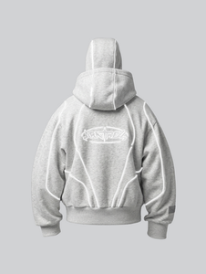 <b>Men's</b> Double Hood Balaclava Hoodie Polyester Cotton Full Zip Streetwear Jacket Casual Style With <b>Face</b> Cover Hood And Modern - Product Image 6
