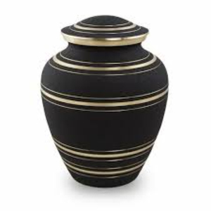 Urna Funeraria de Latón Azul Wedgewood para Cenizas Humanas, Urna Conmemorativa de Metal Hecha a Mano, Elegante Recipiente para Entierro en Oferta - Product Image 3
