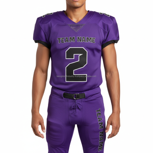 Uniforme de football américain pour femmes, imprimé, en maille, sur mesure, OEM, vente en gros - Product Image 1