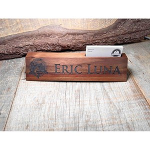 Walnut Wood Custom Bar Sign 3D Carved Logo - Wholesale Personalized Wooden Signs India - Product Image 4