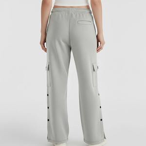 Venta al por mayor: Ropa casual de invierno para mujer, corte regular, estilo hip hop, con estampado personalizado, encaje, tiro medio, alta calidad, elástico, forro polar acampanado. - Product Image 6