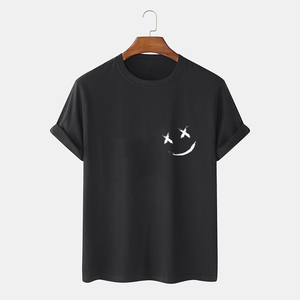 Nouveau T-shirt décontracté pour homme, mode estivale, manches courtes, col rond, motif imprimé en couleur, T-shirts pour homme - Product Image 1