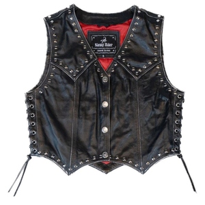 Chaleco de Cuero Vintage para Hombre, Sin Mangas, Estilo Casual para Motociclistas, Material, Color, Talla y Logotipo Personalizables - Product Image 1